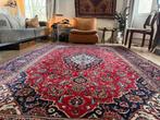 Groot vintage handgeknoopt Perzisch Kashan tapijt 312x202 cm