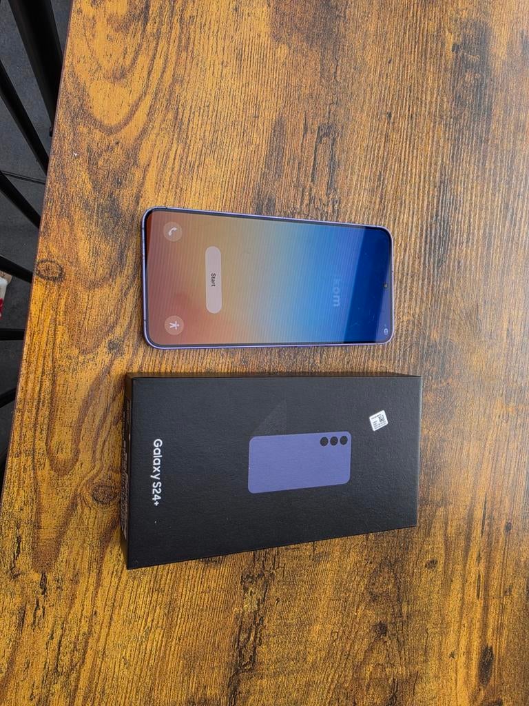 Samsung Galaxy S24+ 256GB, Telecommunicatie, Mobiele telefoons | Samsung, Gebruikt, Galaxy S24, Paars, Touchscreen