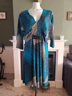 Sandro Ferrone Sweet size jurk L turquoise zwart, Verzenden, Zwart, Zo goed als nieuw, Knielengte