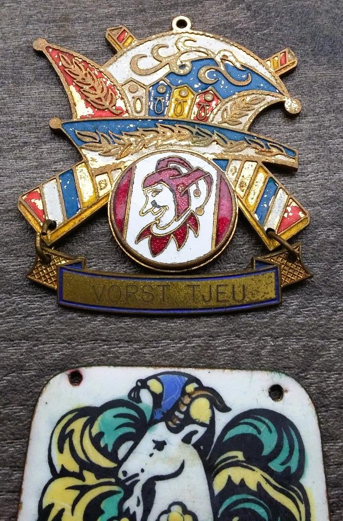 Jaren 70 - 80 Carnaval Hanger Medaille Penning Limburg, Ophalen of Verzenden