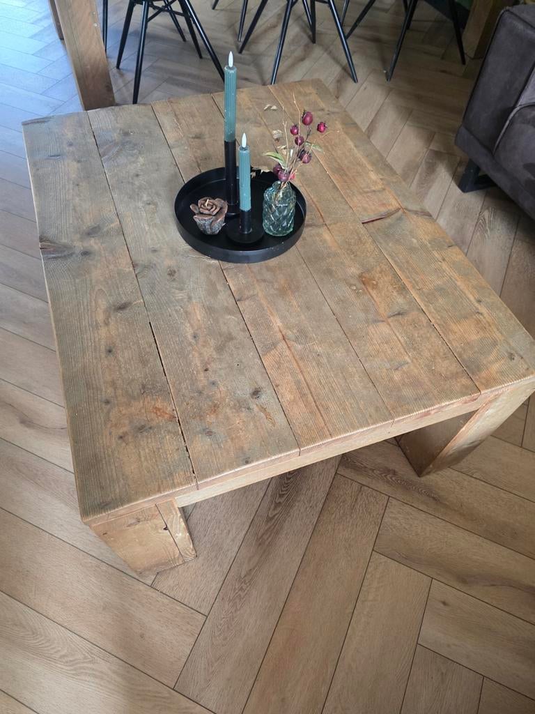 Mooie steigerhouten salontafel van het merk Jorg., Ophalen, 50 tot 100 cm, Zo goed als nieuw, Minder dan 50 cm
