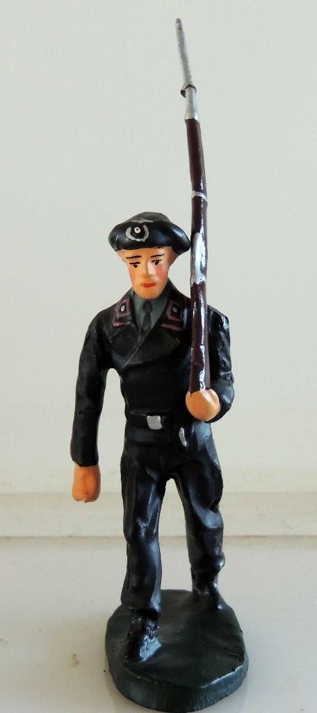 Elastolin Tanksoldat im Schritt, Antiek en Kunst, Antiek | Speelgoed, Ophalen of Verzenden