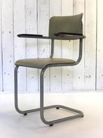 Vintage Tubax stoel uit 1962 gispen stijl, Ophalen, Gebruikt, Drie, Leer