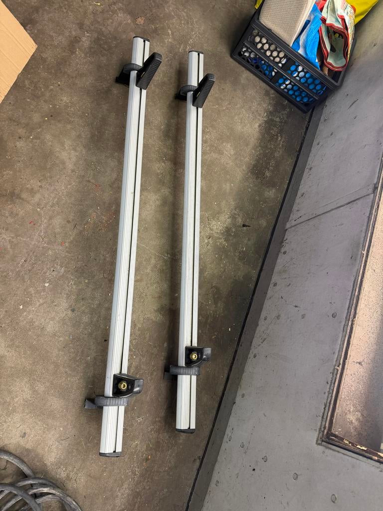 Aluminium dakdragers voor auto peugeot partner, Auto diversen, Dakdragers, Ophalen of Verzenden, Gebruikt