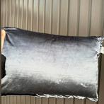 Grijze glans kussen Diga Colmore 35x55 - 4 stuks, Ophalen of Verzenden, Gebruikt, Grijs, Rechthoekig