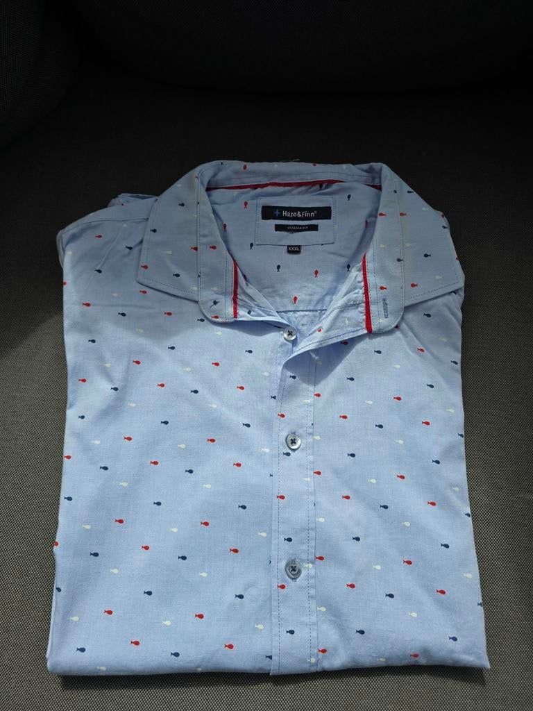 Nieuw Haze & Finn overhemd, valt als XL, Blauw, Nieuw, Ophalen of Verzenden, Haze & Finn