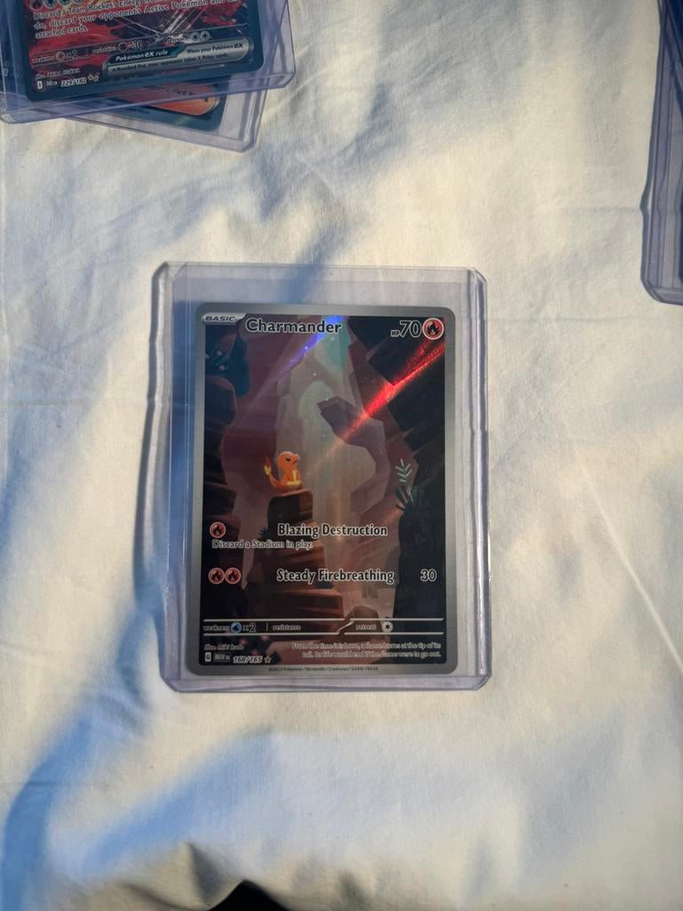 Charmander Pokemon 151, Hobby en Vrije tijd, Verzamelkaartspellen | Pokémon, Ophalen of Verzenden, Zo goed als nieuw