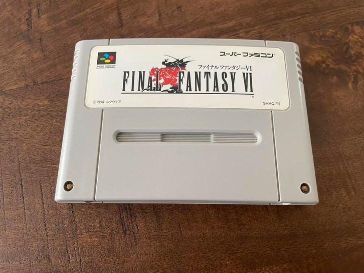 Final Fantasy VI 6 SNES Super Nintendo Famicom NTSC, Spelcomputers en Games, Games | Nintendo Super NES, Zo goed als nieuw, Role Playing Game (Rpg)