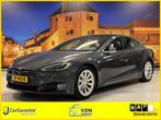 Tesla Model S 75D Base Panoramadak Autopilot 2.5 BTW, Gebruikt, Zwart, Lichtsensor, Leder en Stof