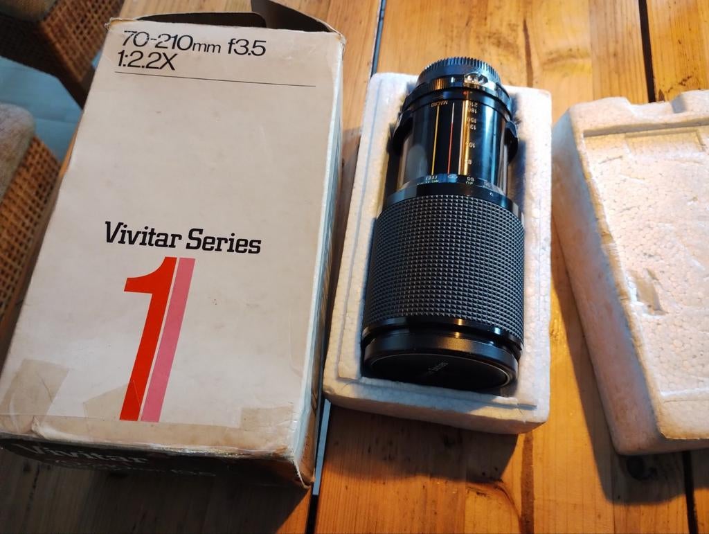 Vivitar Series 1 70-210mm f/3.5 Macro Zoom lens, Ophalen of Verzenden, Gebruikt, Telelens, Zoom