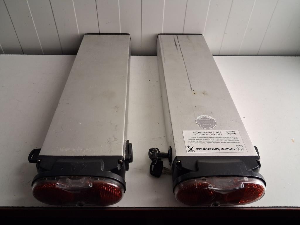 2 stuks defecte fiets accu's Promovec, Bergamont, Pointer, Fietsen en Brommers, Promovec, Ophalen of Verzenden, Www.Promovec.nl