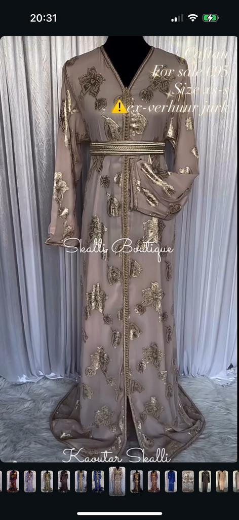 Caftan tlija oud roze, Overige typen, Ophalen of Verzenden, Zo goed als nieuw, Roze