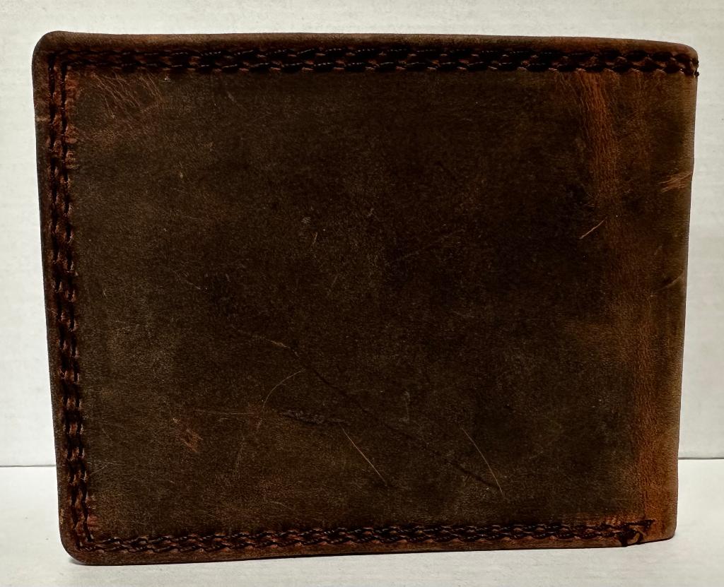 Paard horse portemonnee echt leer bruin portefeuille wallet, Sieraden, Tassen en Uiterlijk, Portemonnees, Info@deconoord.nl, Bruin