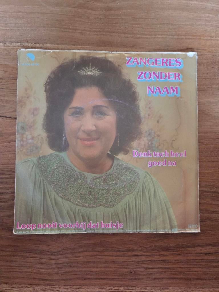 Zangeres zonder naam - Denk toch heel goed na, Gebruikt, 7 inch, Single, Ophalen of Verzenden