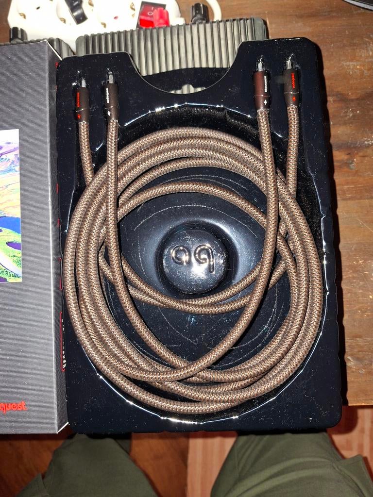 AudioQuest Mackenzie RCA interlink 2 meter, Ophalen of Verzenden, Zo goed als nieuw, Minder dan 2 meter, Interlink-kabel