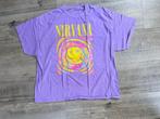 Nirvana Revival Rock t-shirt Heren XL oversized paars nieuw, Ophalen of Verzenden, Nieuw, Maat 56/58 (XL), Paars