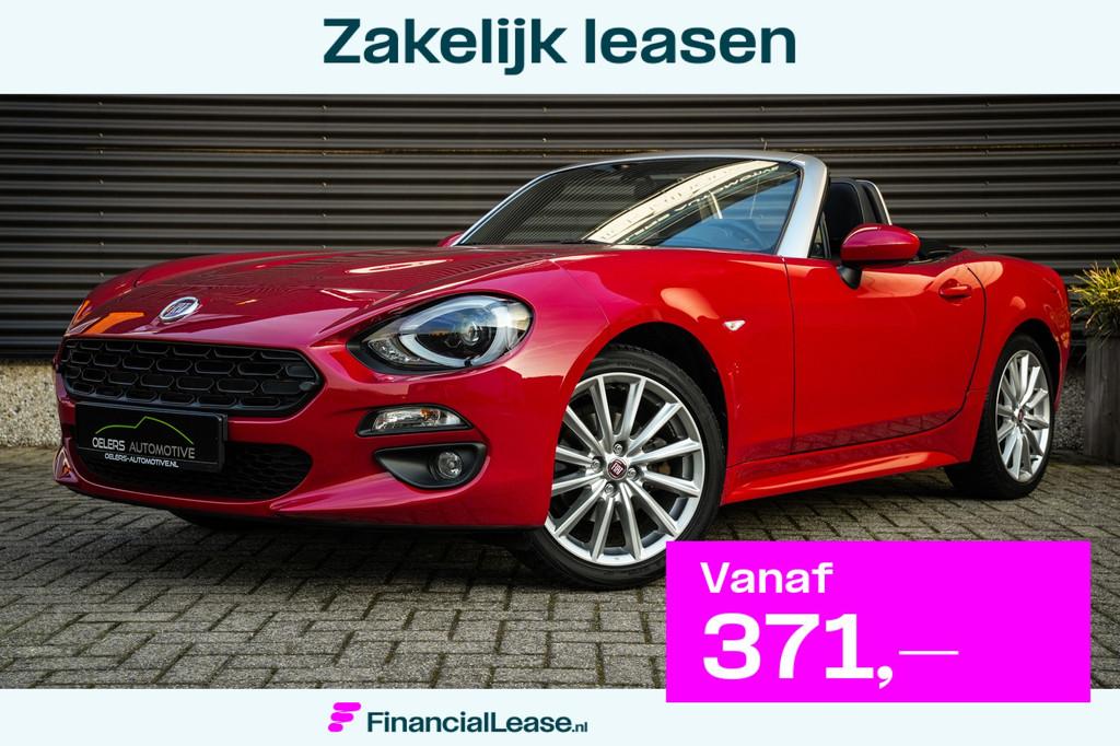 Fiat 124 Spider 1.4 MultiAir Turbo Automaat | Navigatie | Cl, Achterwielaandrijving, Gebruikt, Zwart, Cabriolet