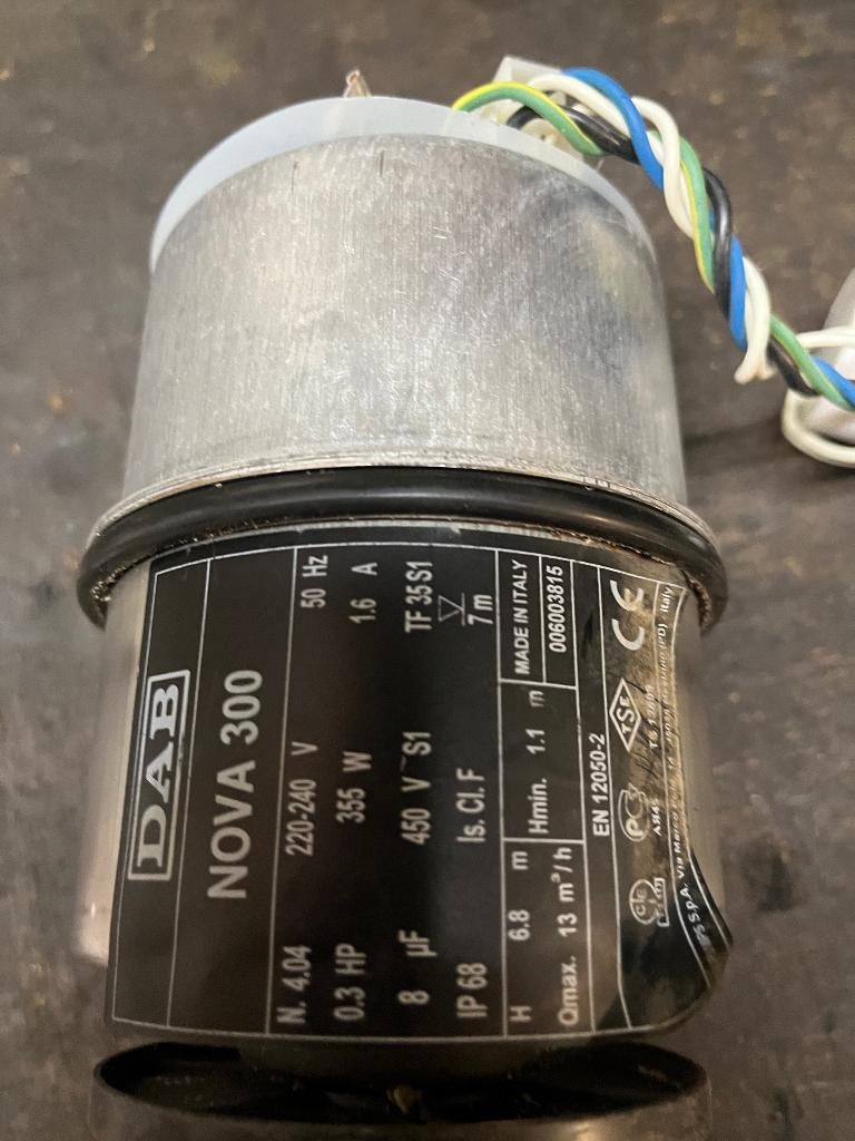 DAB NOVA 300 dompelpomp binnenwerk onderdelen, Ophalen, Gebruikt, Elektrisch, Dompelpomp