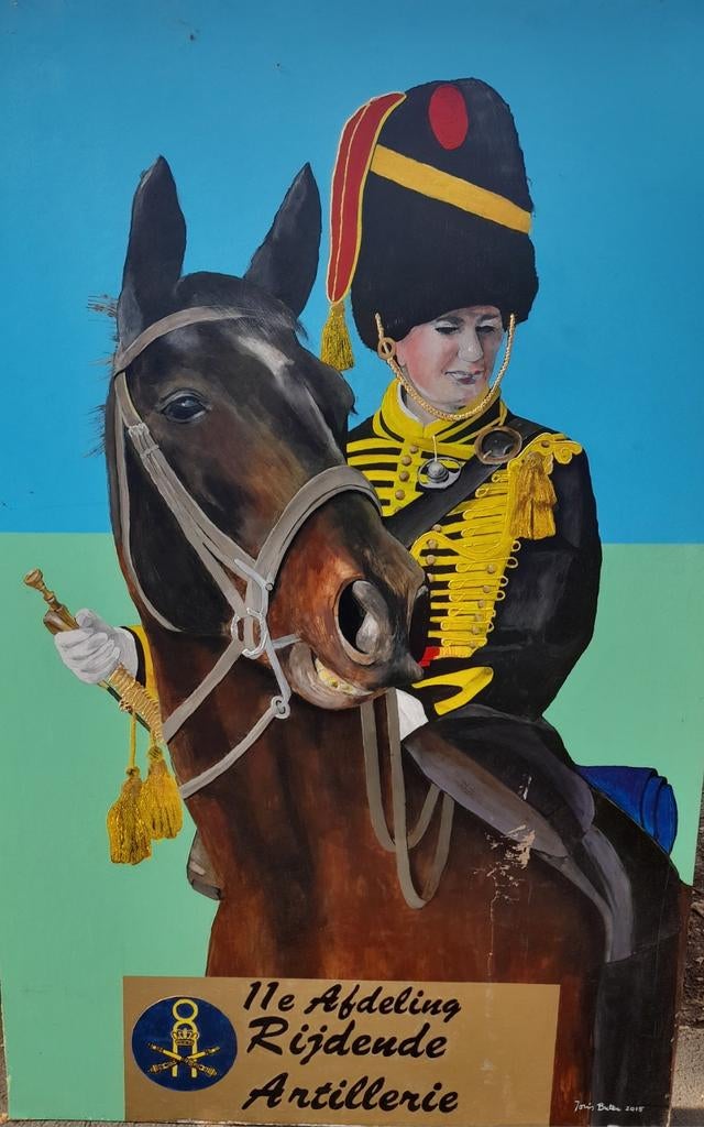 Gele Rijders schilderij, Verzamelen, Ophalen, Landmacht, Nederland