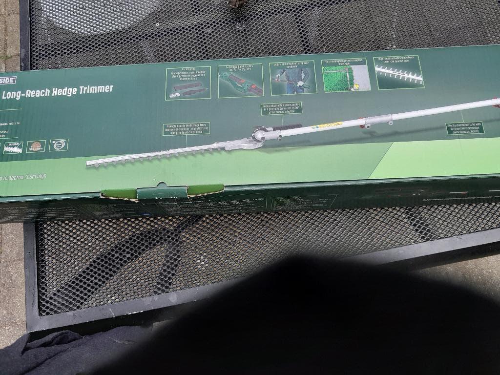 PARKSIDE Elektrische telescopische heggenschaar, Tuin en Terras, Heggenscharen, Zo goed als nieuw, Elektrisch, Ophalen