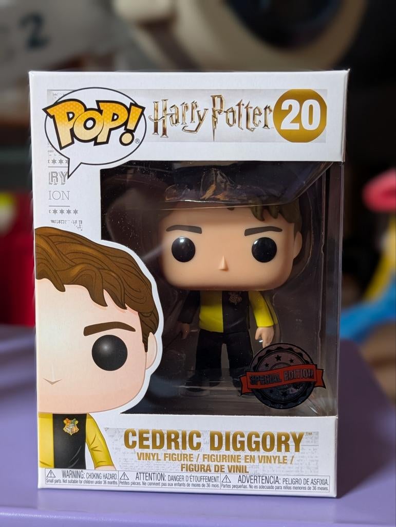 Funko Pop! Harry Potter #20 Cedric Diggory - Special Edition, Ophalen of Verzenden, Nieuw