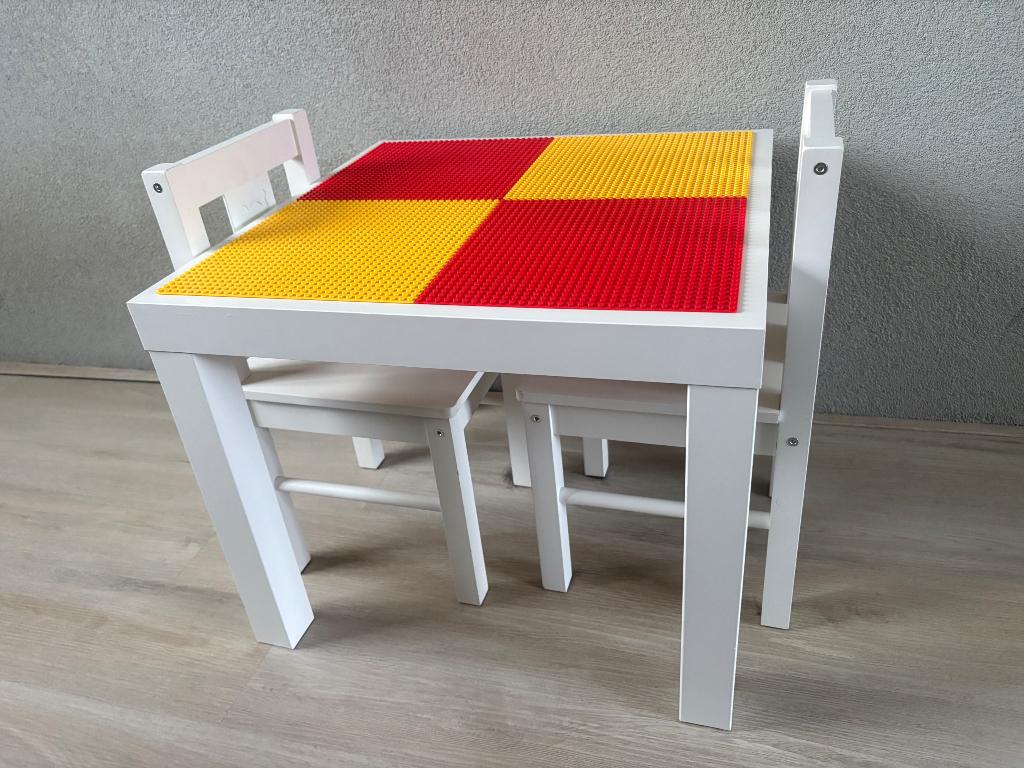 Lego tafel ikea met stoelen, Ophalen, Zo goed als nieuw, Complete set, Lego