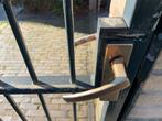 Stalen poort!, Tuin en Terras, Tuinpoorten, Ophalen, Gebruikt, 100 tot 150 cm, Draaipoort