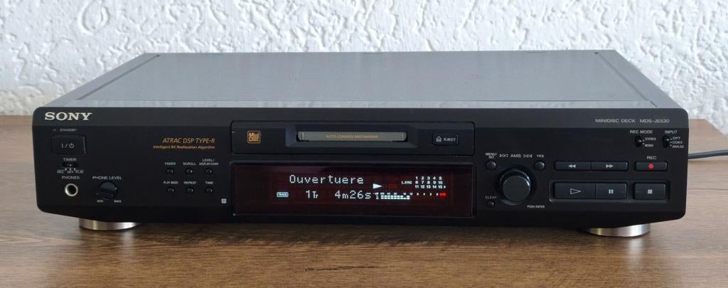 Sony MDS-JE530 Minidisc Deck, Audio, Tv en Foto, Walkmans, Discmans en Minidiscspelers, Minidisc-recorder, Ophalen
