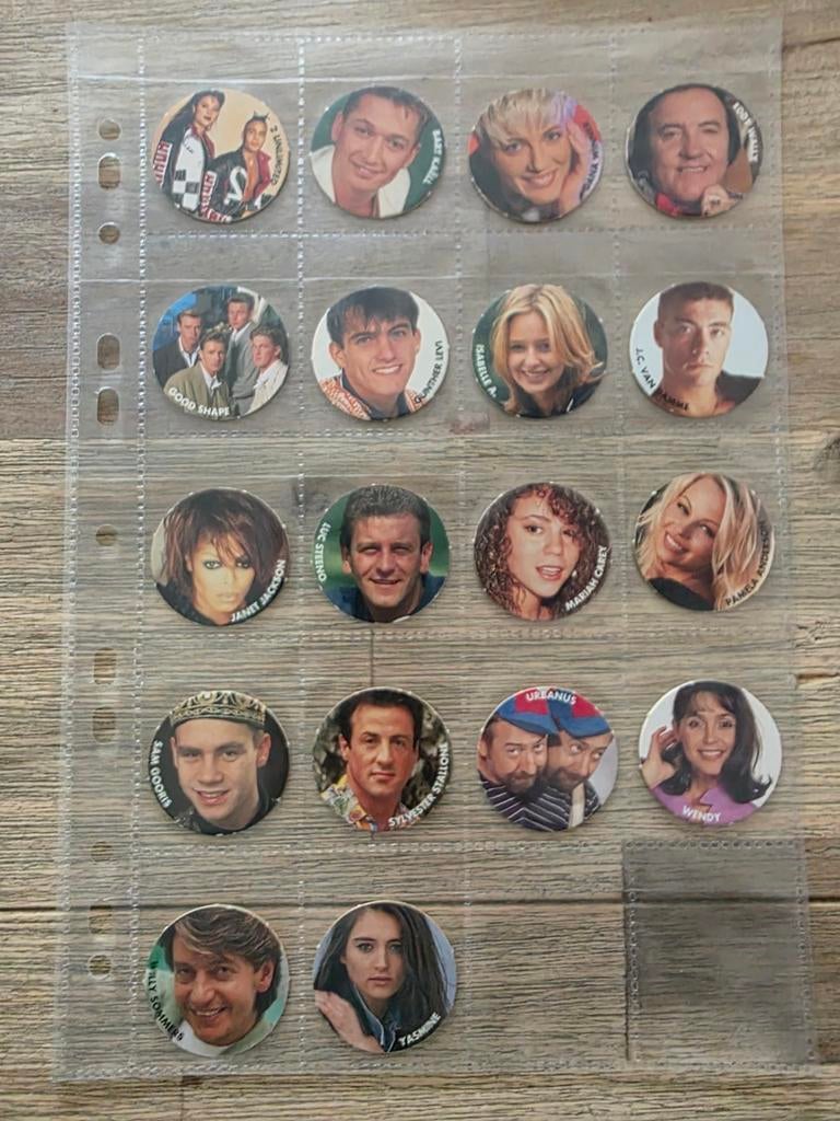 Vedetto Flippo Serie Compleet 1 t/m 18, Verzamelen, Flippo's, Ophalen of Verzenden, Verzameling