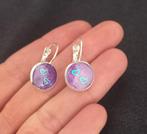 Uniek handgemaakte oorbellen zilverkleurig, Ophalen of Verzenden, Nieuw, Overige materialen