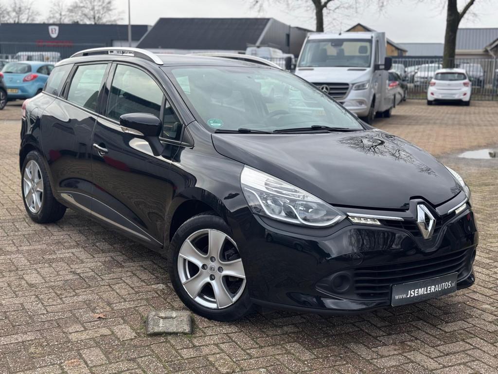 Renault Clio Estate 1.2 AUTOMAAT NAVIGATIE AIRCO 67.000KM! C, Auto's, Renault, Gebruikt, 4 cilinders, Zwart, Origineel Nederlands