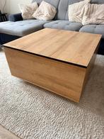 Houten salontafel, Ophalen, Gebruikt, 50 tot 100 cm, Vierkant