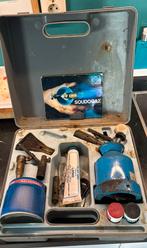 gas-soldeer brander in plastic koffertje, Ophalen of Verzenden, Gebruikt