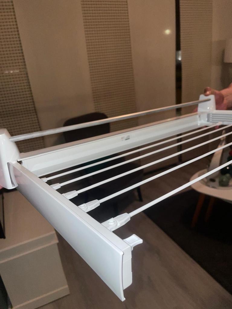 Leifheit Wanddroogrek Rollfix 210 Longline, Ophalen, Zo goed als nieuw