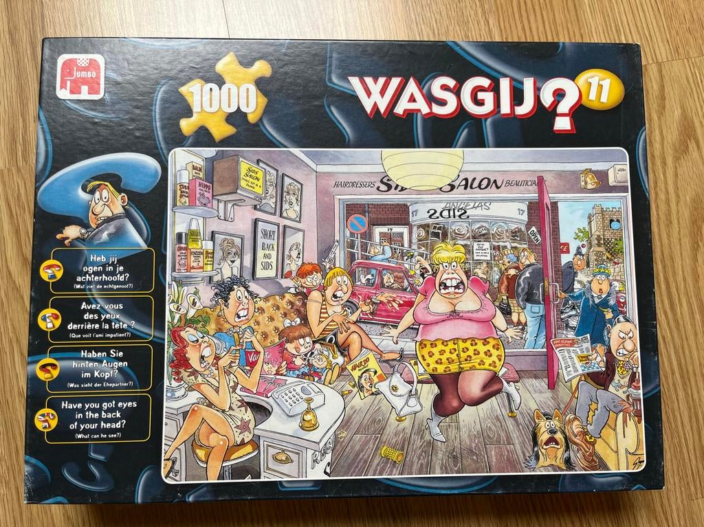 Wasgij 11 puzzel De Schoonheidssalon, Hobby en Vrije tijd, Ophalen of Verzenden, Zo goed als nieuw, Overige typen