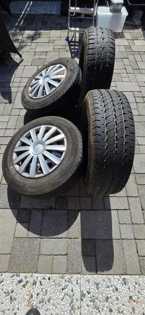 Banden met velgen Peugeot Expert 2021 - 215/65 R16C, Auto-onderdelen, Banden en Velgen, Ophalen, 16 inch, Zomerbanden, Bestelwagen