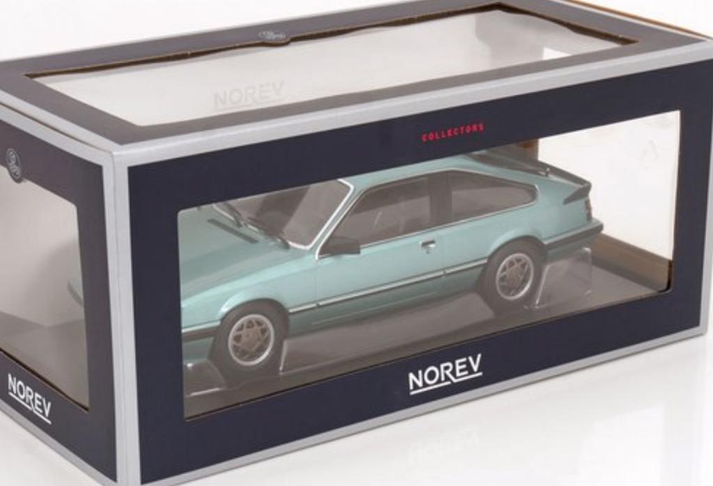 Opel Monza 2.5 E 1983 Groen schaal 1/18 NOREV Ref. 183643, Verzenden, Nieuw, Auto, Norev