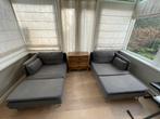 2x IKEA Söderhamn chaise longue - Grijs, goede staat, Ophalen, Eenpersoons, Zo goed als nieuw, Minder dan 150 cm