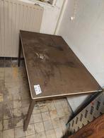 Stevige Tafel let op beschadigd blad, Ophalen, Gebruikt, 200 cm of meer, 50 tot 100 cm