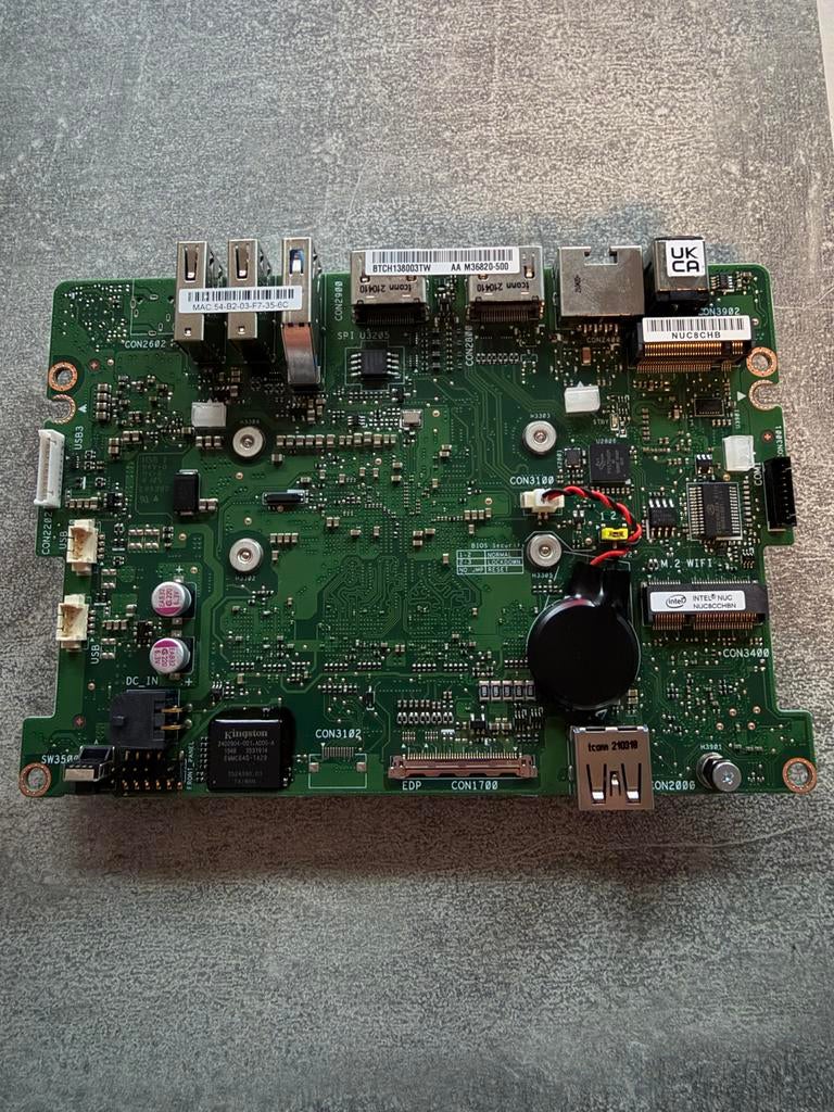 Intel NUC8CHB Moederbord, Ophalen of Verzenden, Gebruikt, Intel, Overige soorten