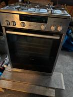 Siemens Gasfornuis met Oven RVS - 4 pits - HX74W535N, Witgoed en Apparatuur, Fornuizen, Ophalen, Gebruikt, 60 cm of meer, 4 kookzones