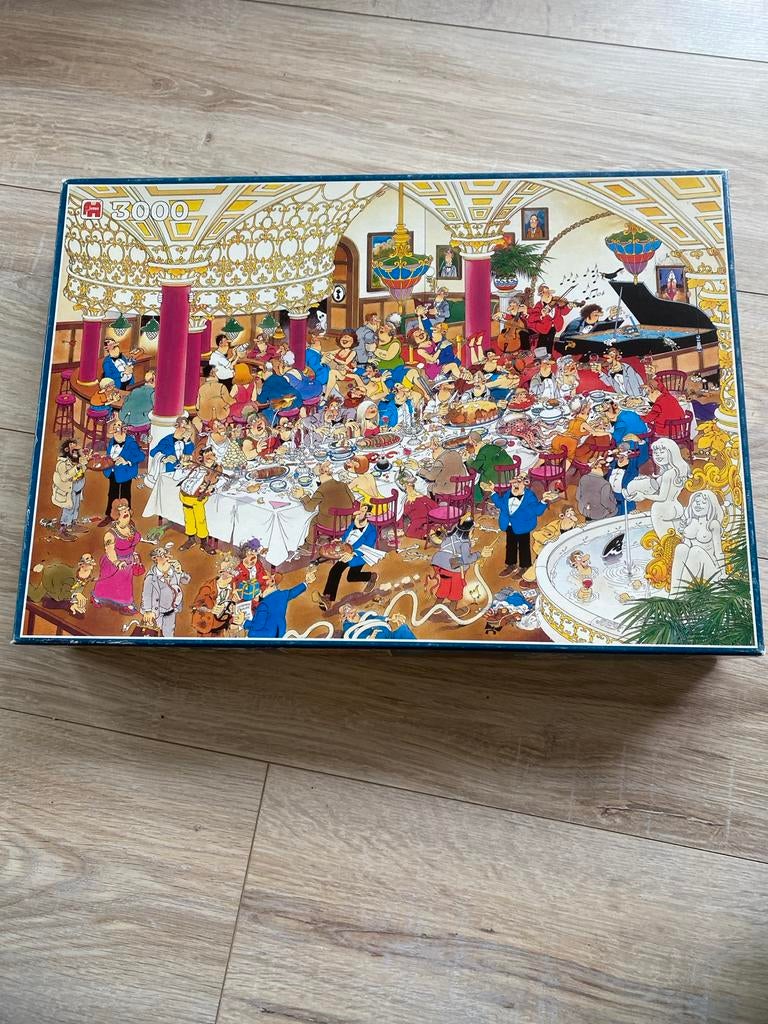 Puzzel 3000 stukjes, Hobby en Vrije tijd, Denksport en Puzzels, Ophalen, Meer dan 1500 stukjes, Gebruikt, Legpuzzel