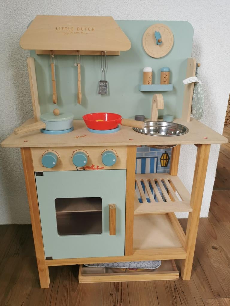 Speelkeuken Little Dutch, Ophalen, Gebruikt, Hout, Speelkeuken