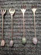 4 boho vorkjes met edelsteen, Antiek en Kunst, Ophalen of Verzenden