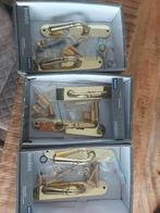 Gouden deurklinken met schild, Ophalen of Verzenden