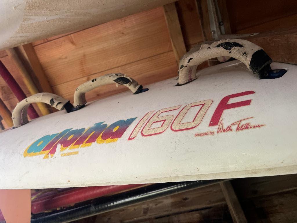 Surfplanken / windsurf boards – set – €40, Ophalen, 250 tot 300 cm, Plank, 5 tot 7 m²