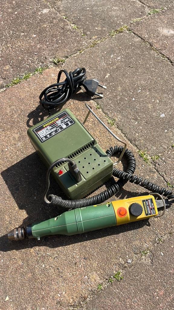 PROXXON Minimot, modelbouw boor, dremel, Ophalen, Gebruikt, Groter dan 1:32