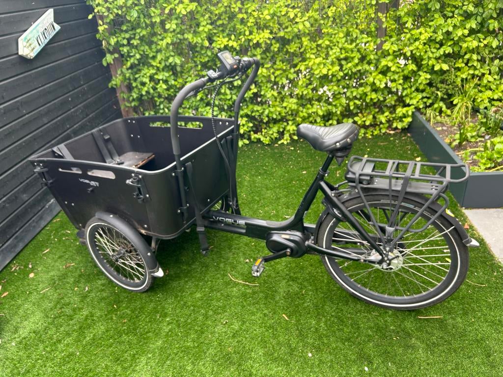 Vogue Bakfiets te koop  zonder accu- Gebruikt, 4 kinderen of meer, Gebruikt, Elektrisch, Ophalen