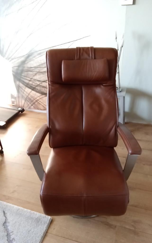 Relaxfauteuil, Ophalen, Gebruikt, Minder dan 75 cm, Leer