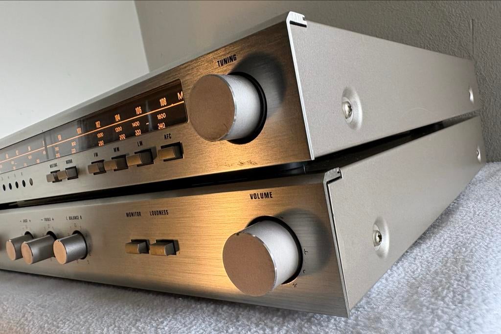 Dual CT1250/CV1150 Vintage Stereo Receiver Tuner Combinatie, Overige merken, Gebruikt, Ophalen of Verzenden, Minder dan 60 watt